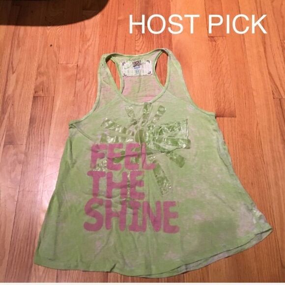 Green burnout tank  - Picture 2 of 7